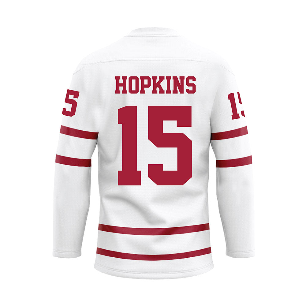 Alabama - NCAA Women's Volleyball : Lily Hopkins - White Hockey Jersey