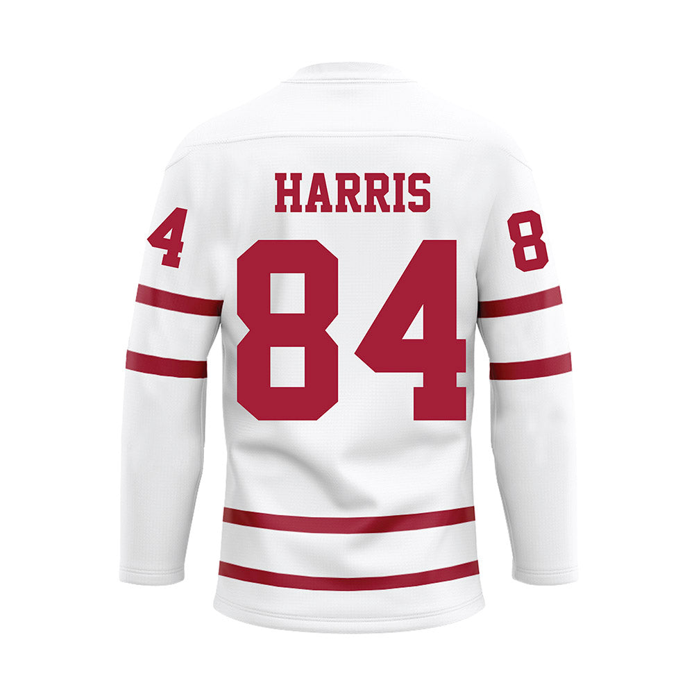 Alabama - Football Alumni : Joe Dale Harris - White Hockey Jersey