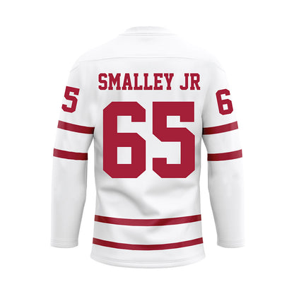 Alabama - Football Alumni : Jack Smalley Jr - White Hockey Jersey