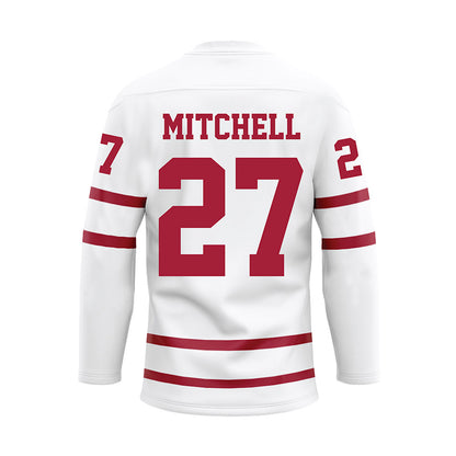 Alabama - NCAA Football : Tony Mitchell - White Hockey Jersey