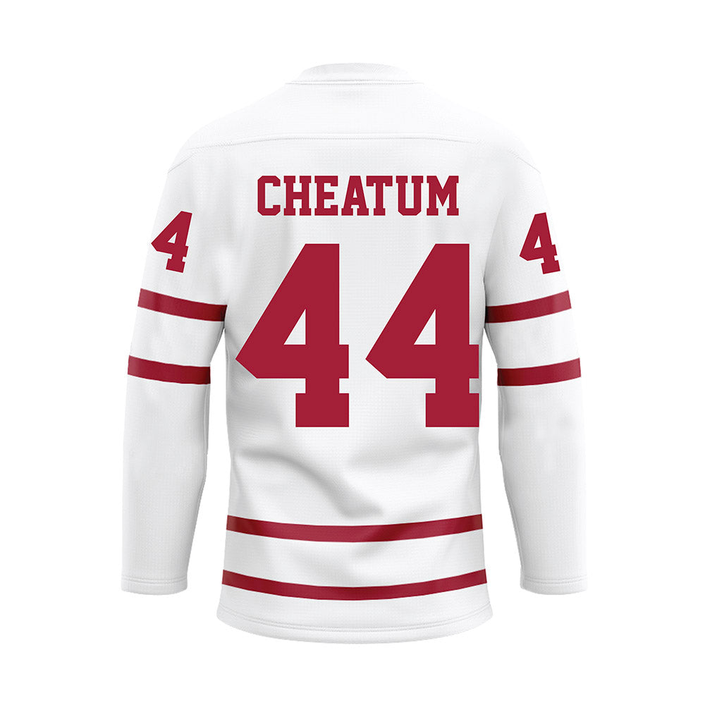 Alabama - Men's Basketball Alumni : Melvin Cheatum - White Hockey Jersey