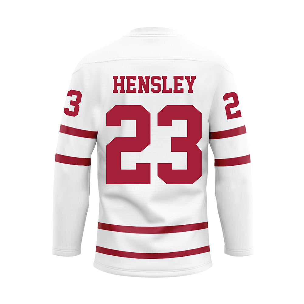 Alabama - Softball Alumni : Faith Hensley - White Hockey Jersey