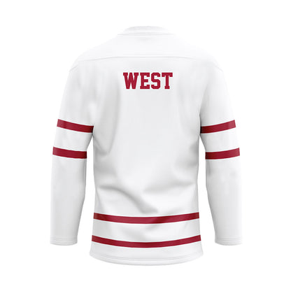 Alabama - NCAA Men's Golf : Dillon West - White Hockey Jersey