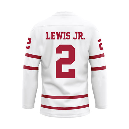 Alabama - Mens Basketball Alumni : Kira Lewis Jr. - White Hockey Jersey