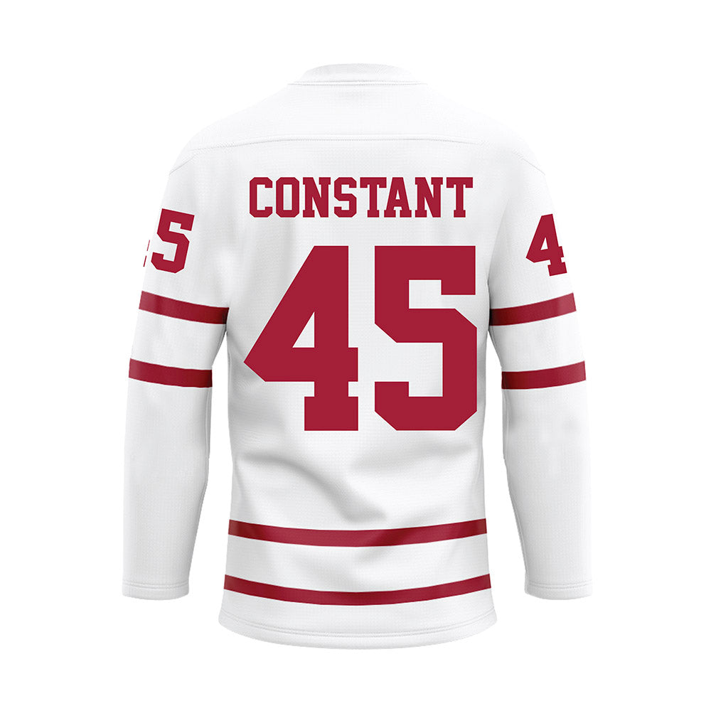 Alabama - Football Alumni : Marvin Constant - White Hockey Jersey