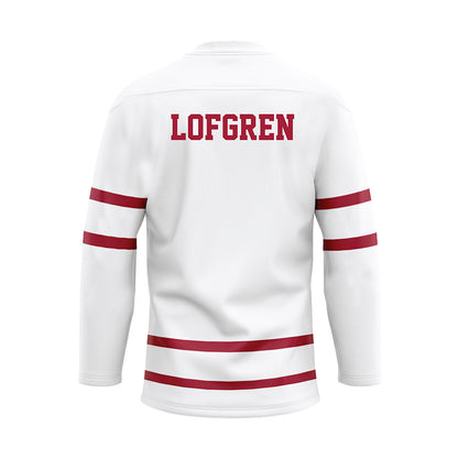 Alabama - NCAA Women's Rowing : Ingrid Lofgren - White Hockey Jersey