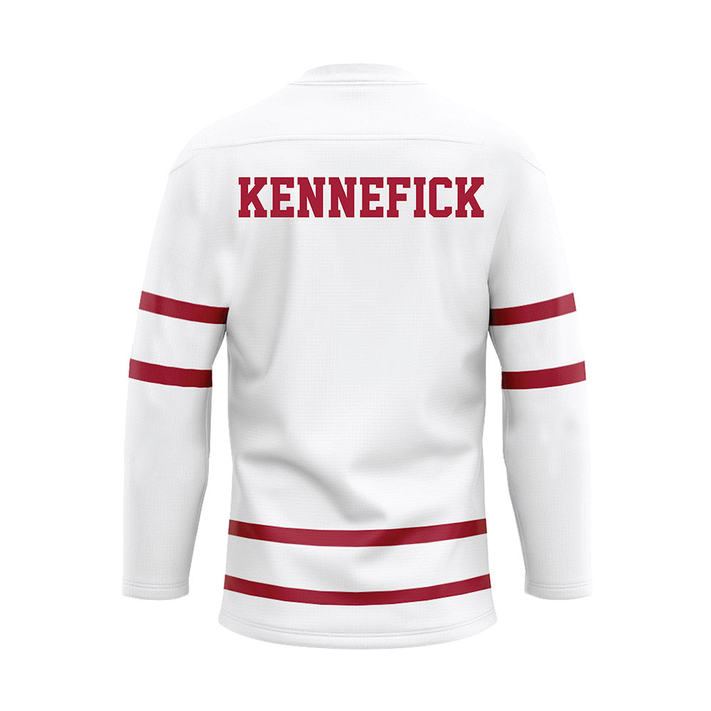 Alabama - NCAA Women's Rowing : Kathryn Kennefick - White Hockey Jersey