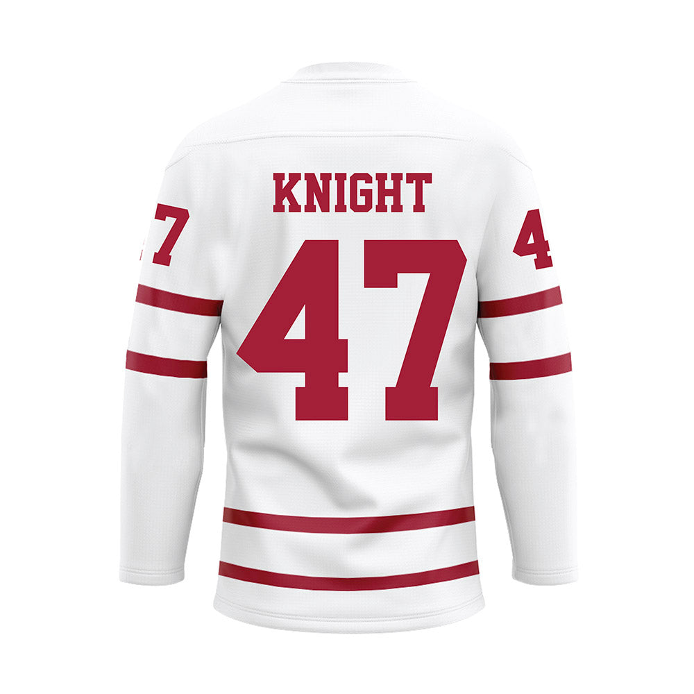 Alabama - Football Alumni : Ezekial Knight - White Hockey Jersey