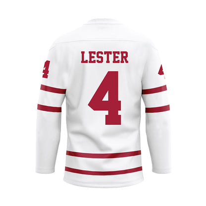 Alabama - NCAA Women's Basketball : Eris Lester - White Hockey Jersey