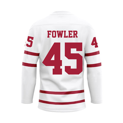 Alabama - Football Alumni : Jalston Fowler - White Hockey Jersey