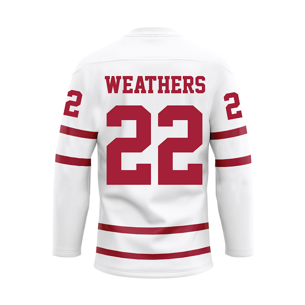 Alabama - NCAA Women's Basketball : Karly Weathers - White Hockey Jersey