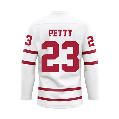 Alabama - Mens Basketball Alumni : John Petty - White Hockey Jersey