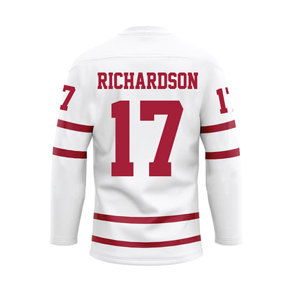 Alabama - Football Alumni : Greg Richardson - White Hockey Jersey