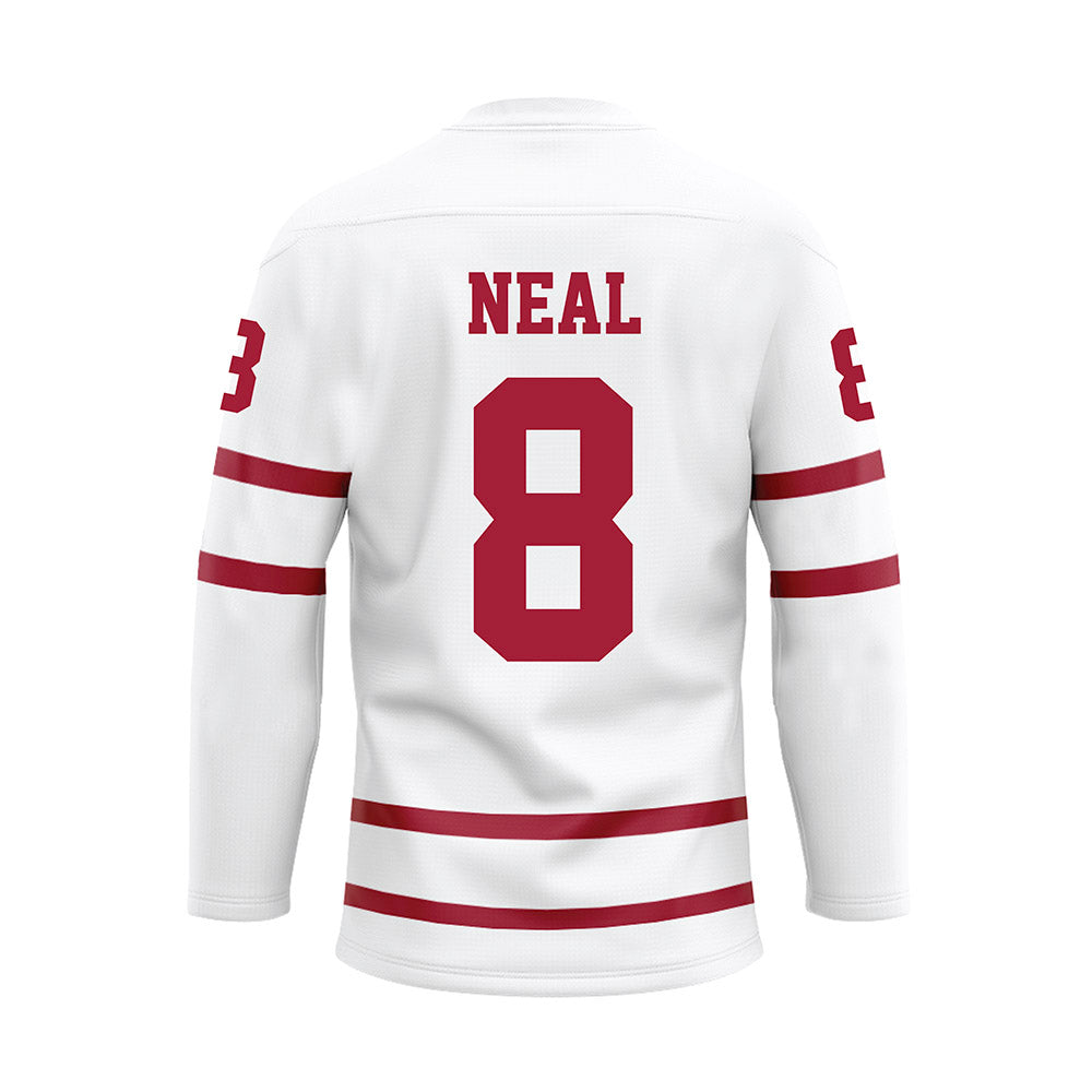 Alabama - Football Alumni : Richard Neal - White Hockey Jersey