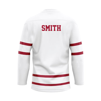 Alabama - NCAA Women's Rowing : Nadia Smith - White Hockey Jersey