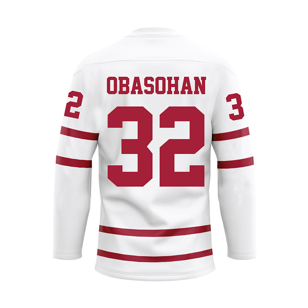 Alabama - Mens Basketball Alumni : Retin Obasohan - White Hockey Jersey