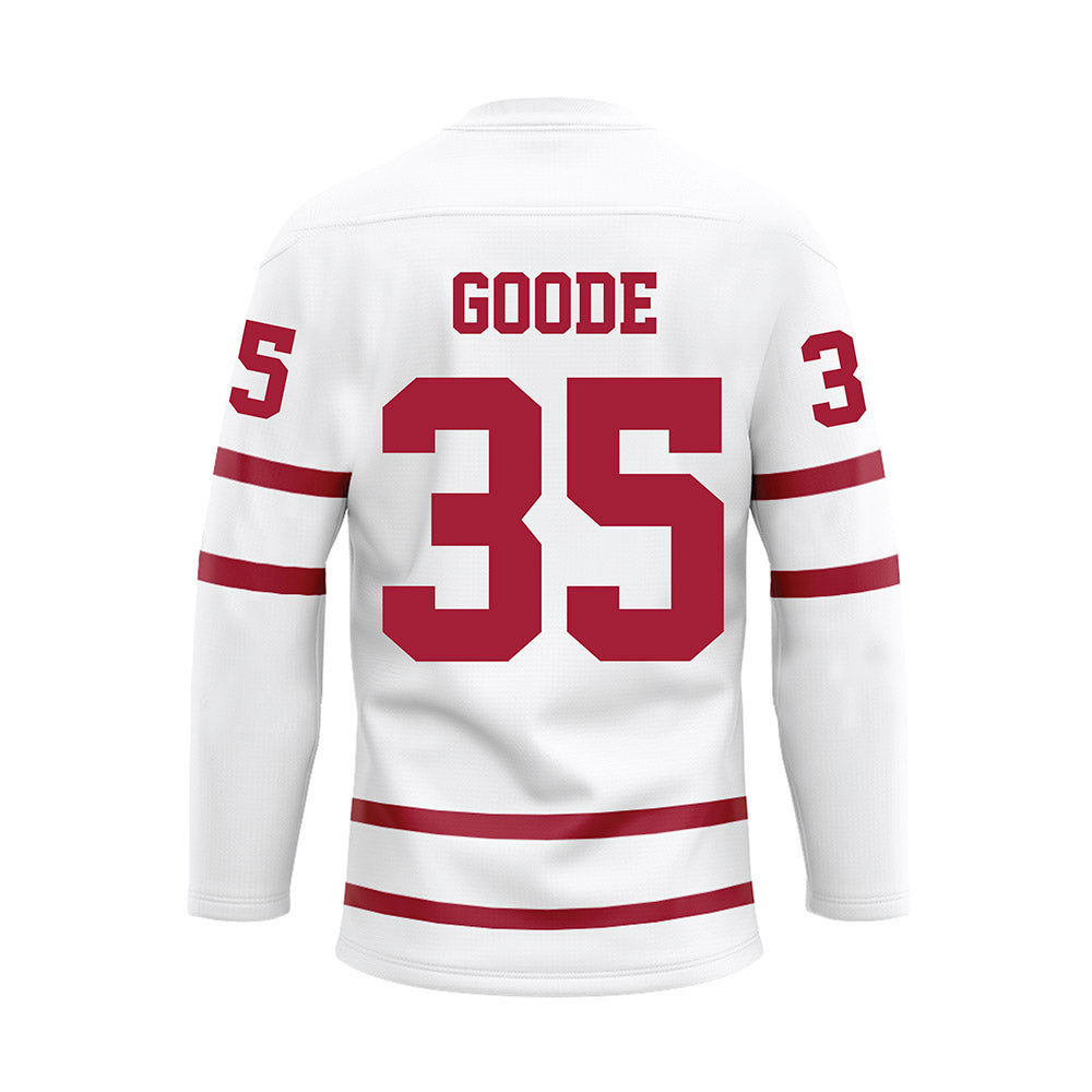 Alabama - Football Alumni : Kerry Goode - White Hockey Jersey