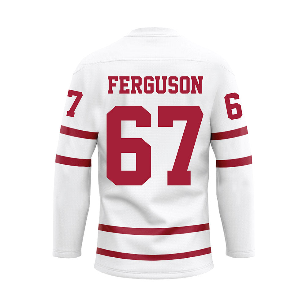 Alabama - Football Alumni : Richard Ferguson - White Hockey Jersey