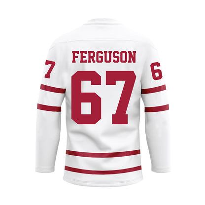 Alabama - Football Alumni : Richard Ferguson - White Hockey Jersey