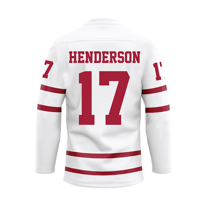 Alabama - NCAA Women's Soccer : Kate Henderson - White Hockey Jersey