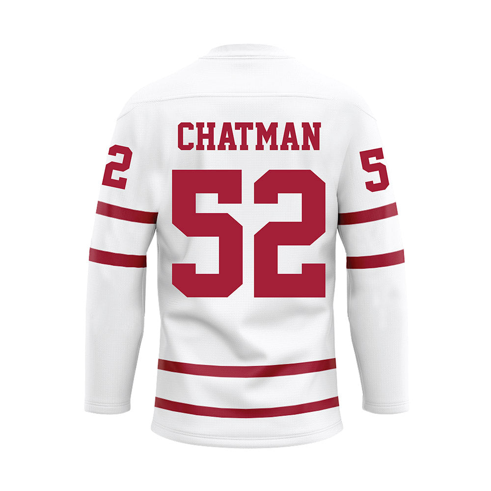 Alabama - NCAA Football : Braylon Chatman - White Hockey Jersey-1