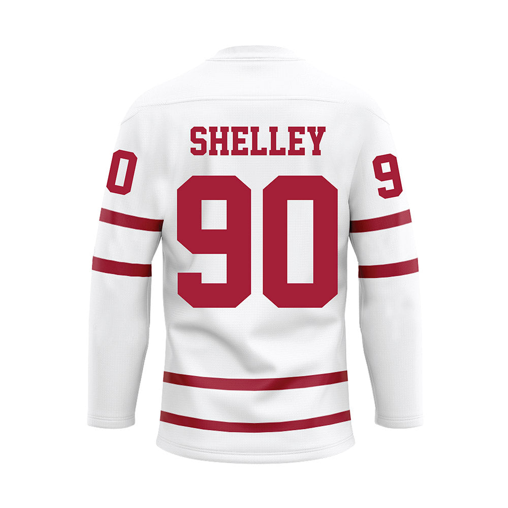 Alabama - Football Alumni : Jeremy Shelley - White Hockey Jersey