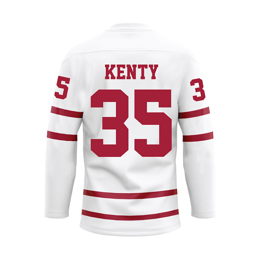 Alabama - NCAA Baseball : Jansen Kenty - White Hockey Jersey