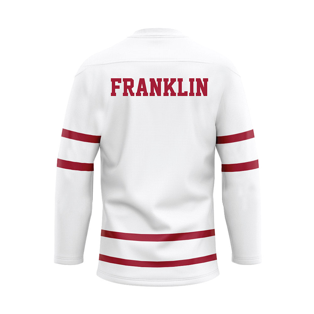 Alabama - NCAA Women's Rowing : Julianna Franklin - White Hockey Jersey