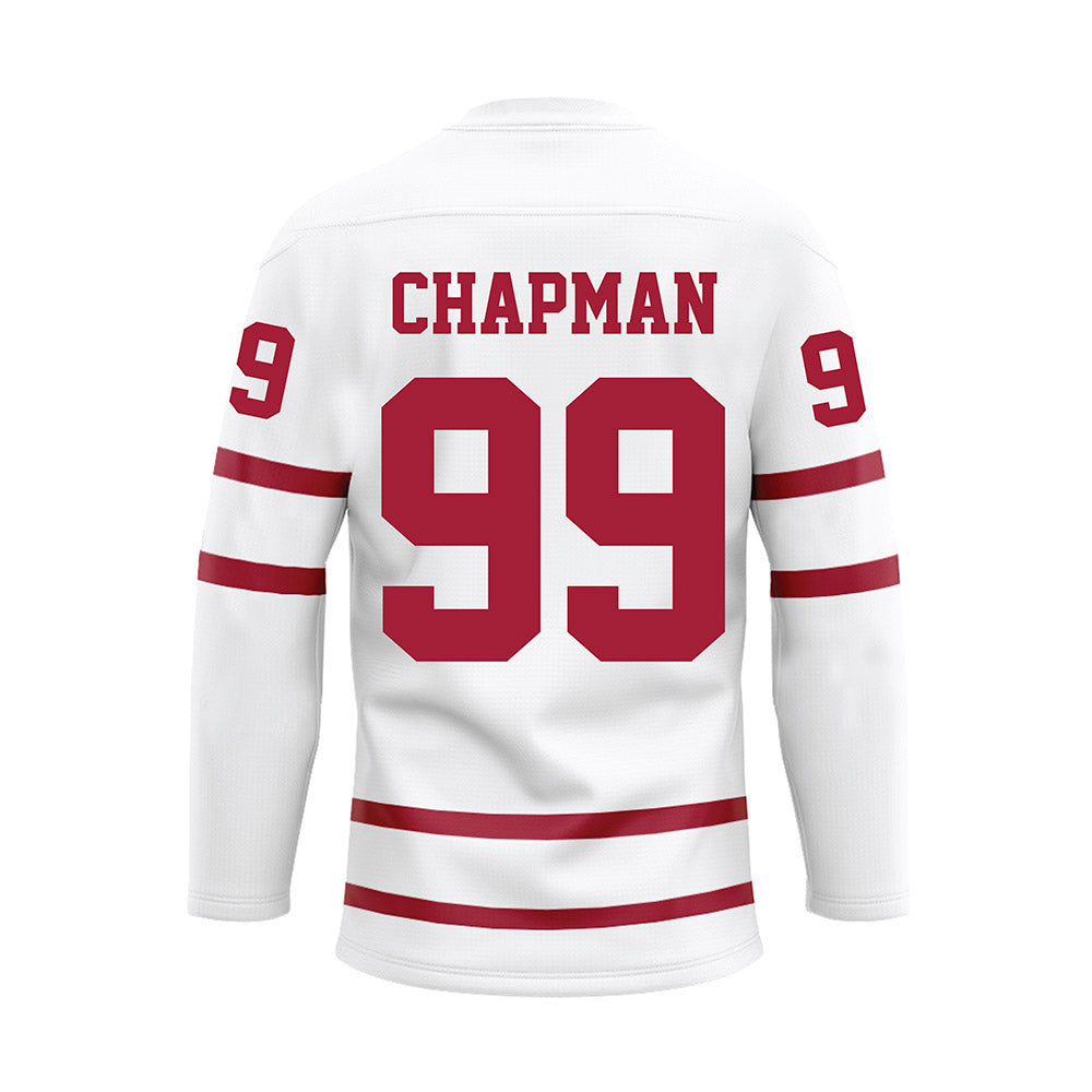 Alabama - Football Alumni : Joshua Chapman - White Hockey Jersey