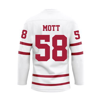 Alabama - Football Alumni : Steve Mott - White Hockey Jersey