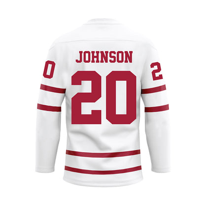 Alabama - Womens Basketball Alumni : Niesa Johnson - White Hockey Jersey