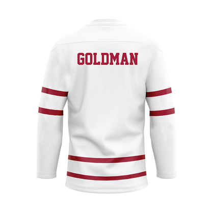 Alabama - NCAA Women's Rowing : Sydney Goldman - White Hockey Jersey