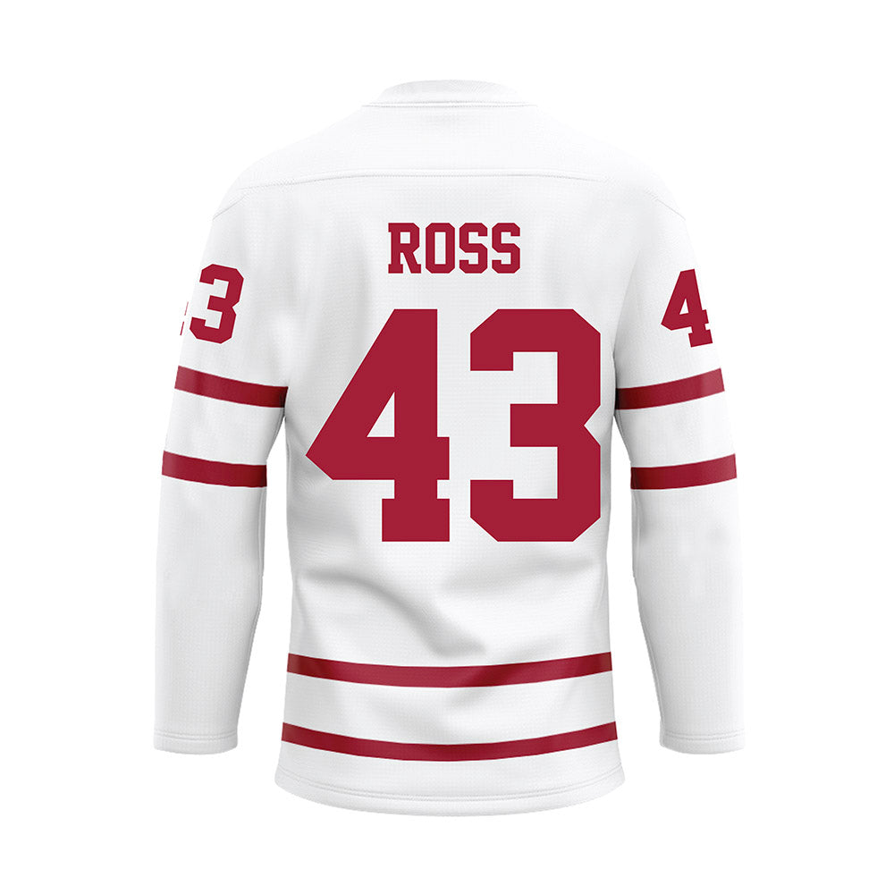 Alabama - NCAA Football : Jayshawn Ross - White Hockey Jersey