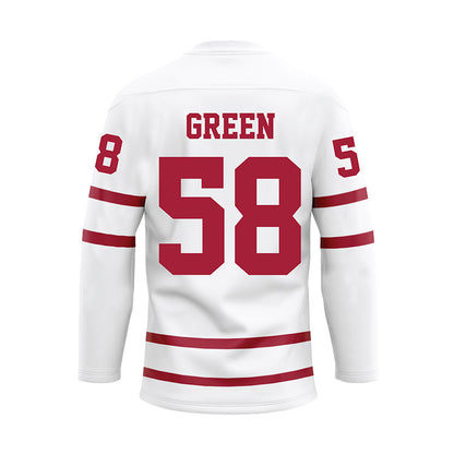 Alabama - Football Alumni : Lou Green - White Hockey Jersey