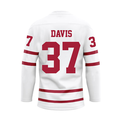 Alabama - NCAA Football : Cole Davis - White Hockey Jersey