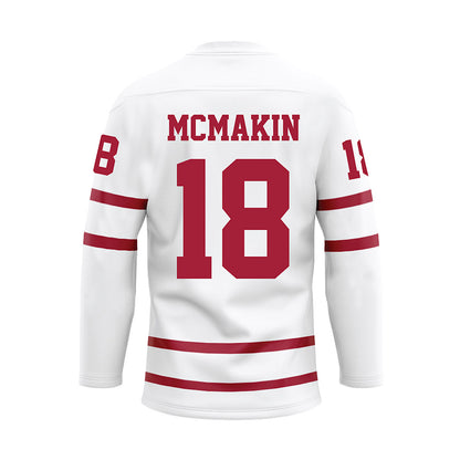 Alabama - Football Alumni : David McMakin - White Hockey Jersey