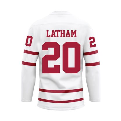 Alabama - NCAA Football : Jah-Marien Latham - White Hockey Jersey