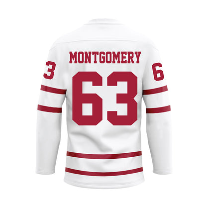 Alabama - Football Alumni : Greg Montgomery - White Hockey Jersey