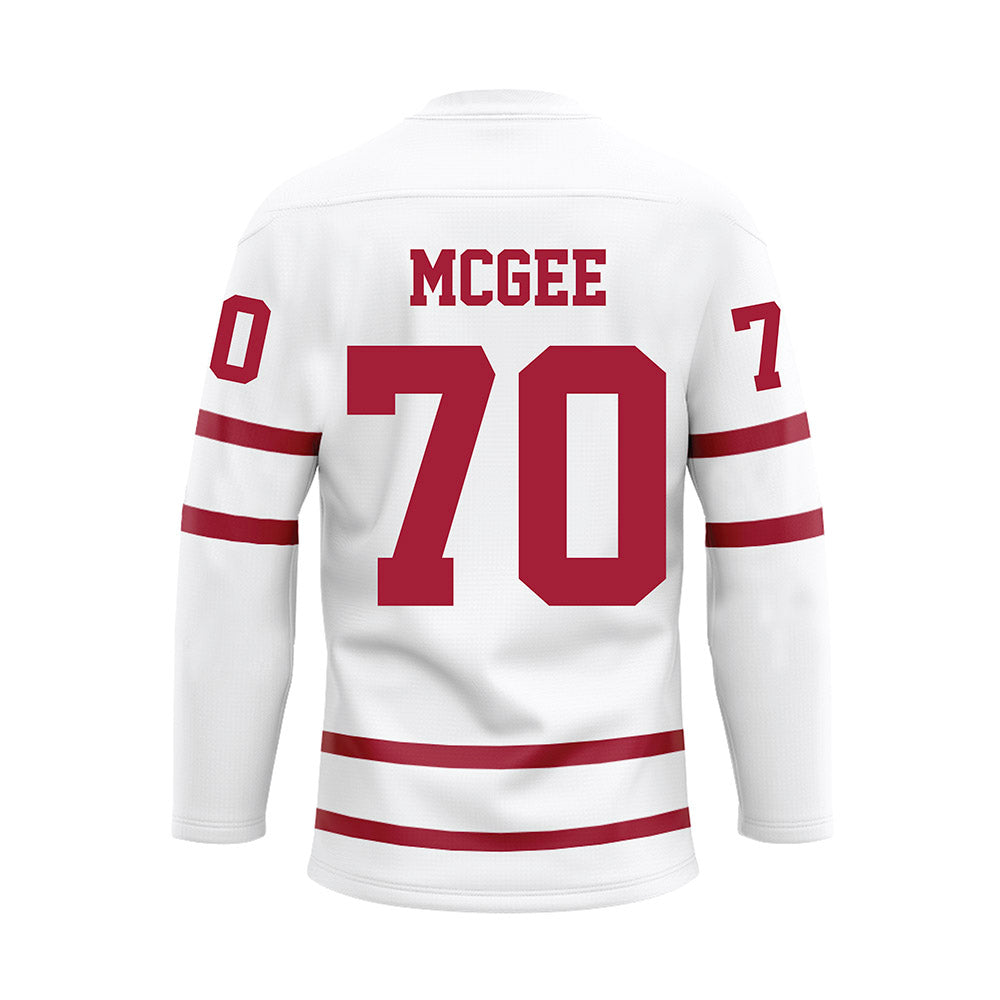 Alabama - Football Alumni : Barry McGee - White Hockey Jersey