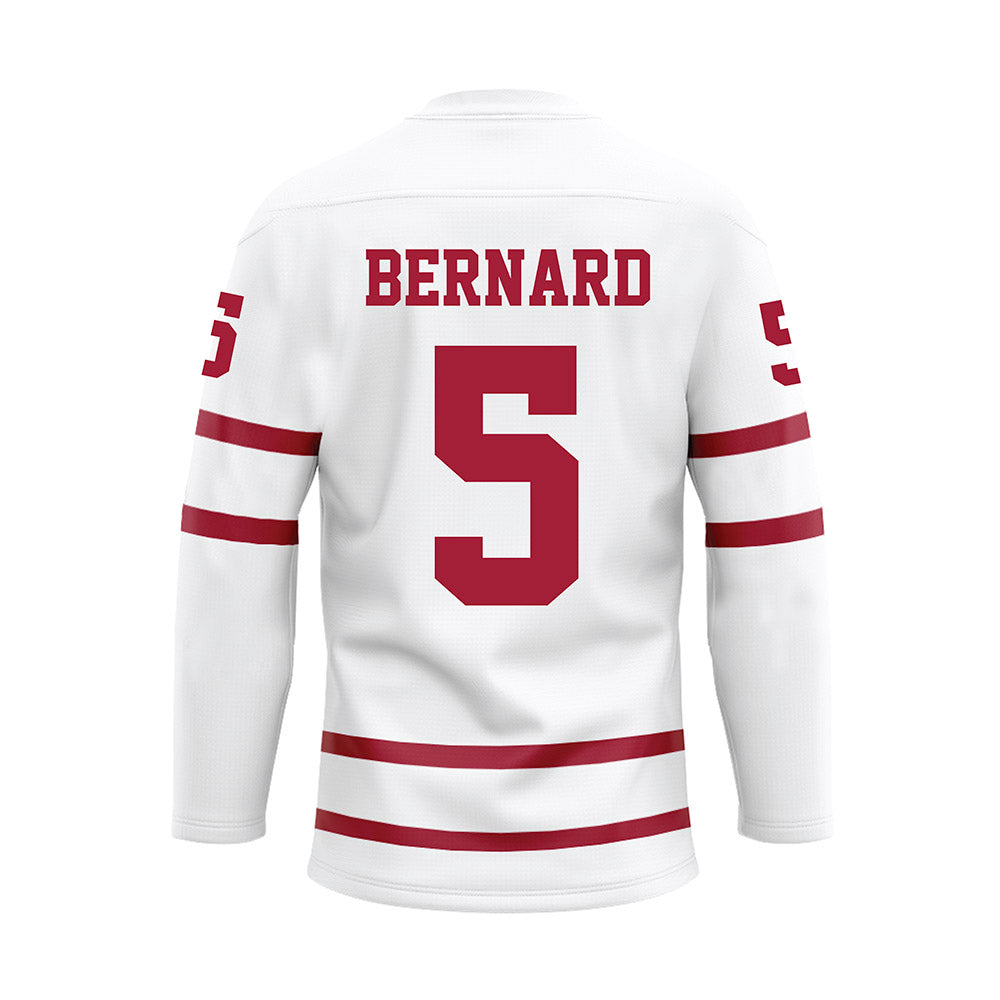 Alabama - NCAA Football : Germie Bernard - White Hockey Jersey-1