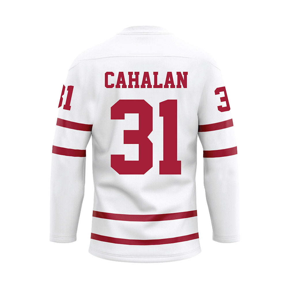 Alabama - Softball Alumni : Kenleigh Cahalan - White Hockey Jersey