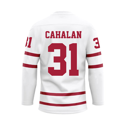 Alabama - Softball Alumni : Kenleigh Cahalan - White Hockey Jersey