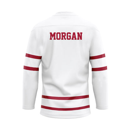 Alabama - NCAA Men's Swimming & Diving : Beatty Morgan - White Hockey Jersey