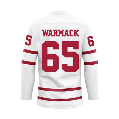 Alabama - Football Alumni : Chance Warmack - White Hockey Jersey