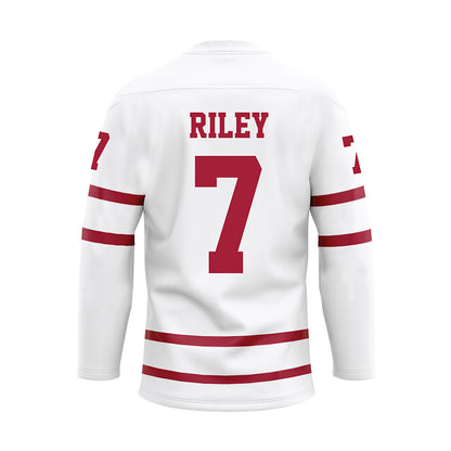 Alabama - NCAA Softball : Catelyn Riley - White Hockey Jersey