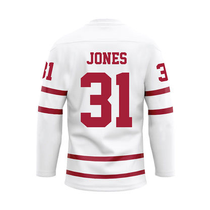 Alabama - NCAA Women's Basketball : Naomi Jones - White Hockey Jersey