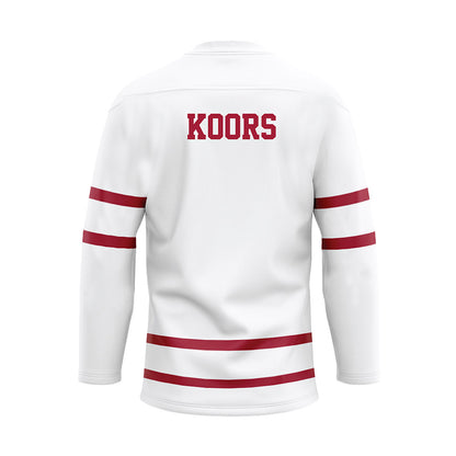 Alabama - NCAA Women's Rowing : Ella Koors - White Hockey Jersey