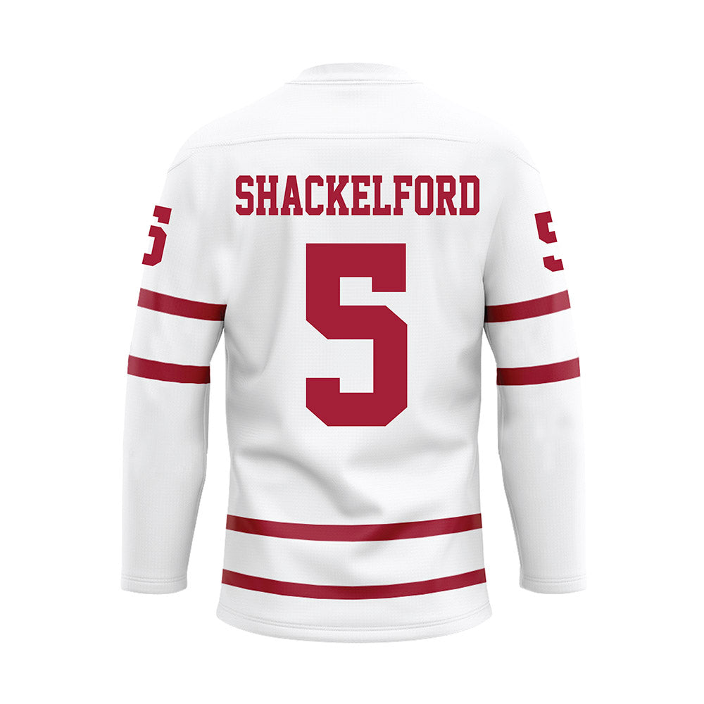 Alabama - Mens Basketball Alumni : Jaden Shackelford - White Hockey Jersey