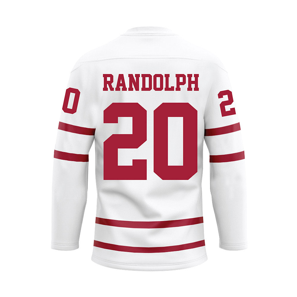 Alabama - Mens Basketball Alumni : Levi Randolph - White Hockey Jersey