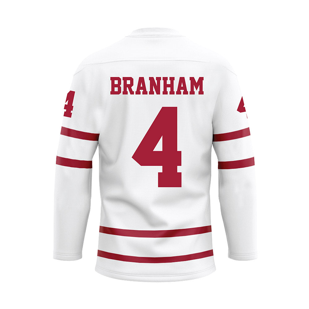 Alabama - Softball Alumni : Jackey Branham - White Hockey Jersey